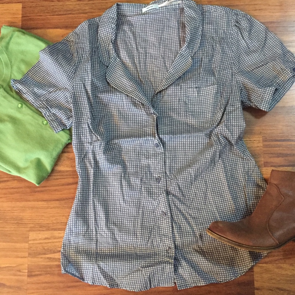 Kimchi Blue Gingham Button Up